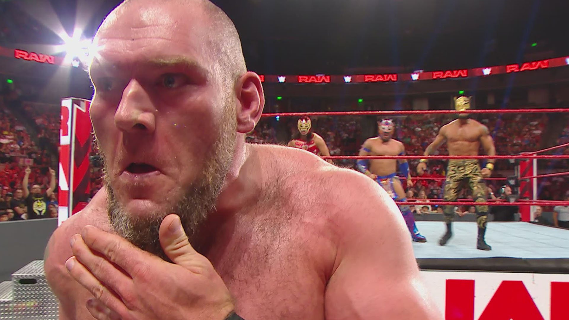 The Lucha House Party brawled with Lars Sullivan