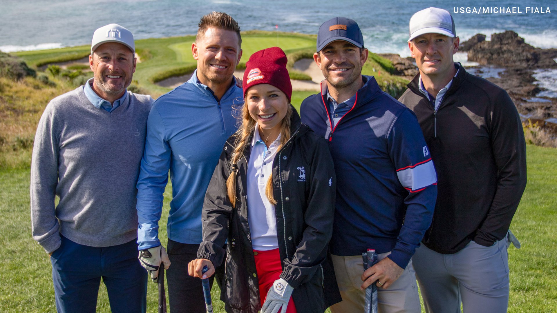 The Miz plays the U.S. Open course at Pebble Beach