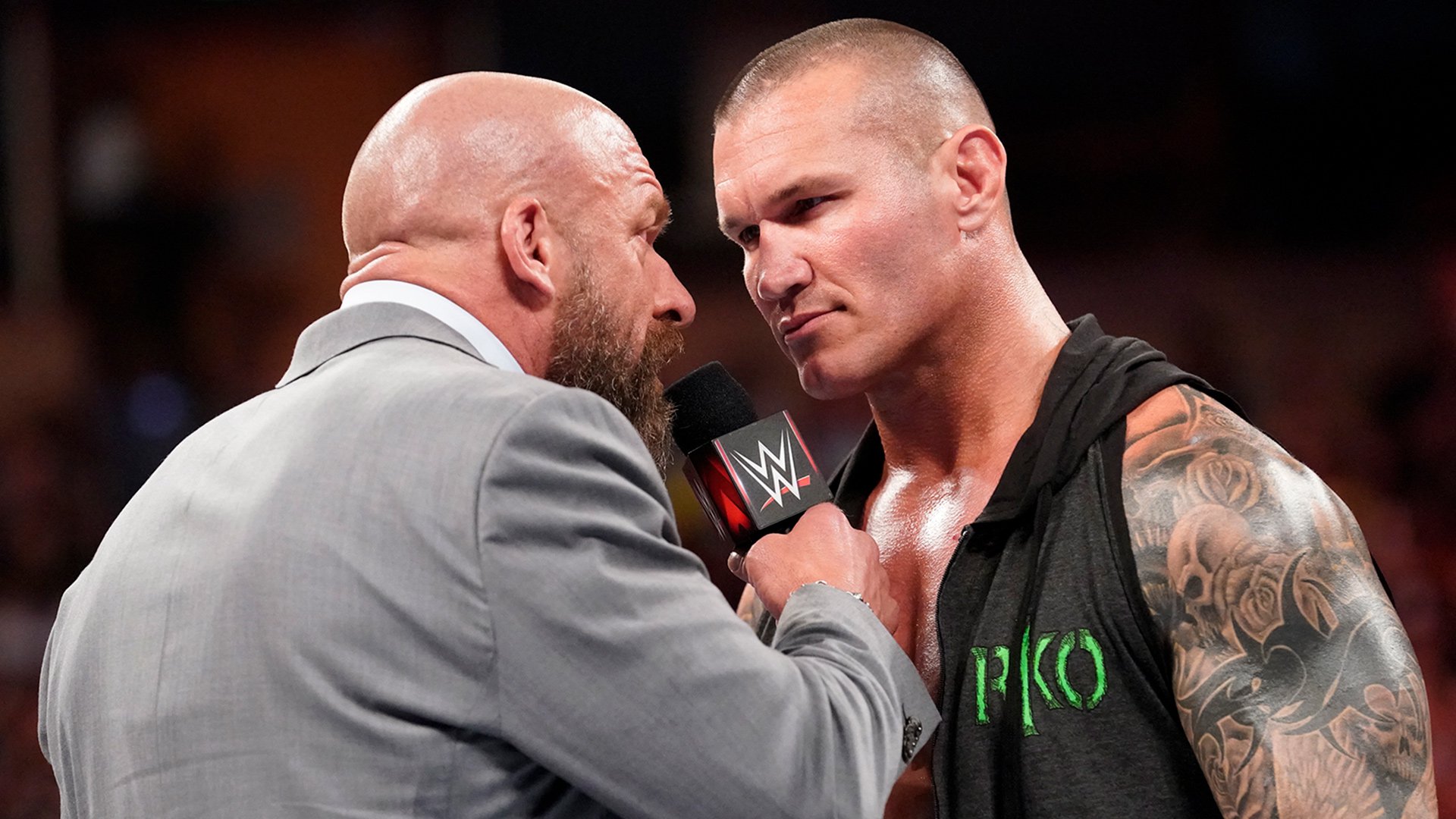 Triple H and Randy Orton met face-to-face