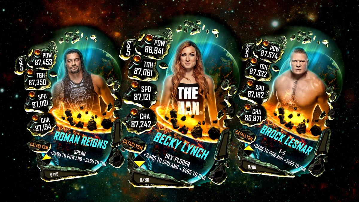 WWE SuperCard update introduces new Cataclysm card tier