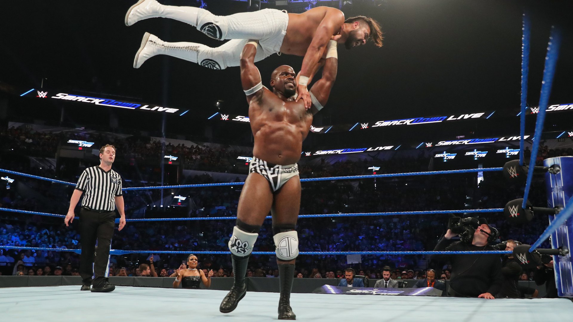 Andrade def. Apollo Crews