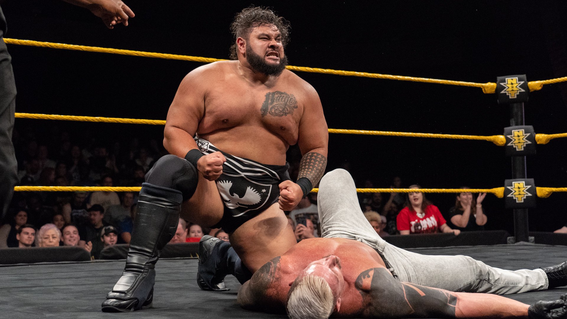 Bronson Reed def. Dexter Lumis in the first round of the NXT Breakout Tournament