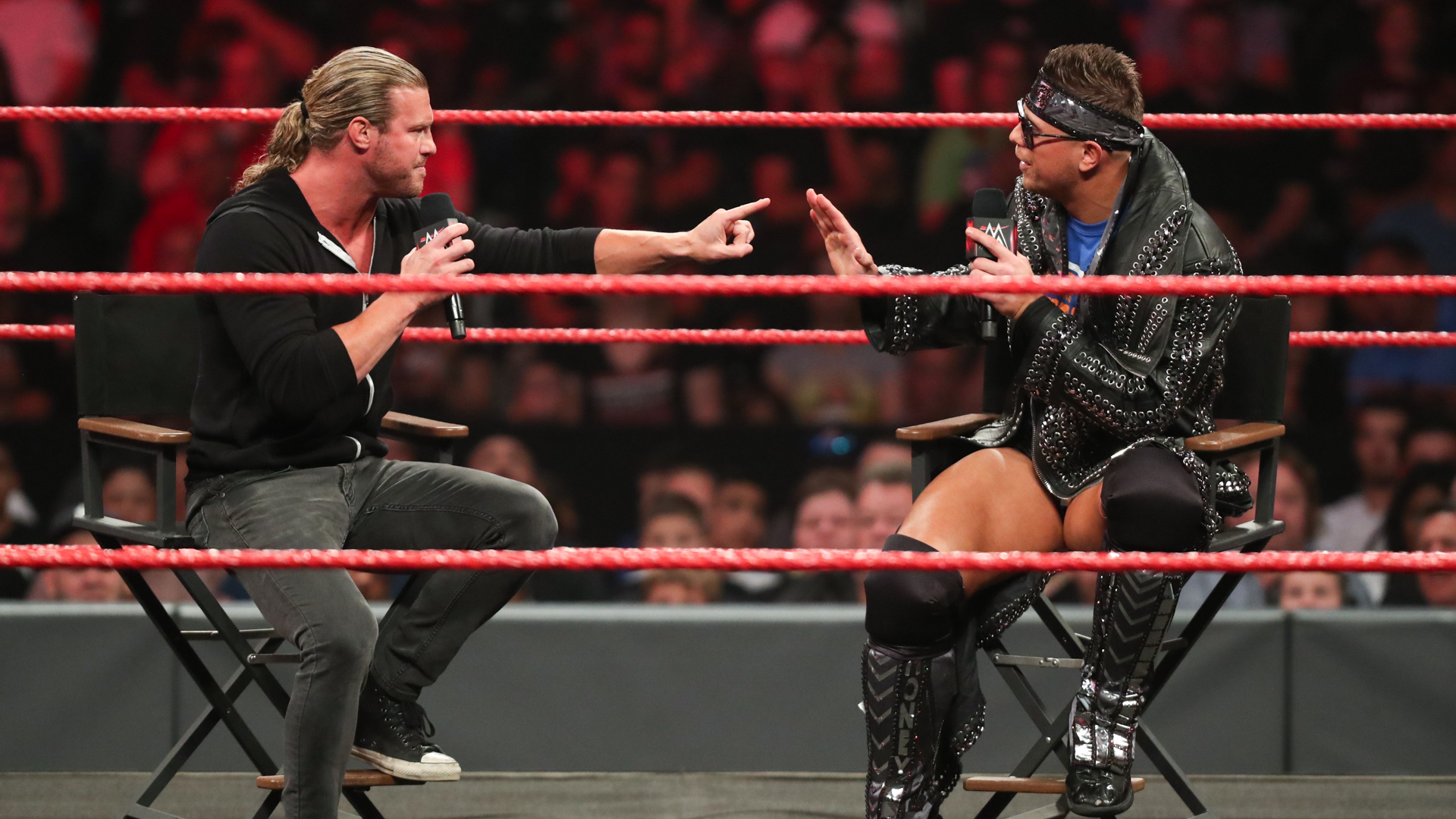 Dolph Ziggler and The Miz came to blows on “Miz TV”