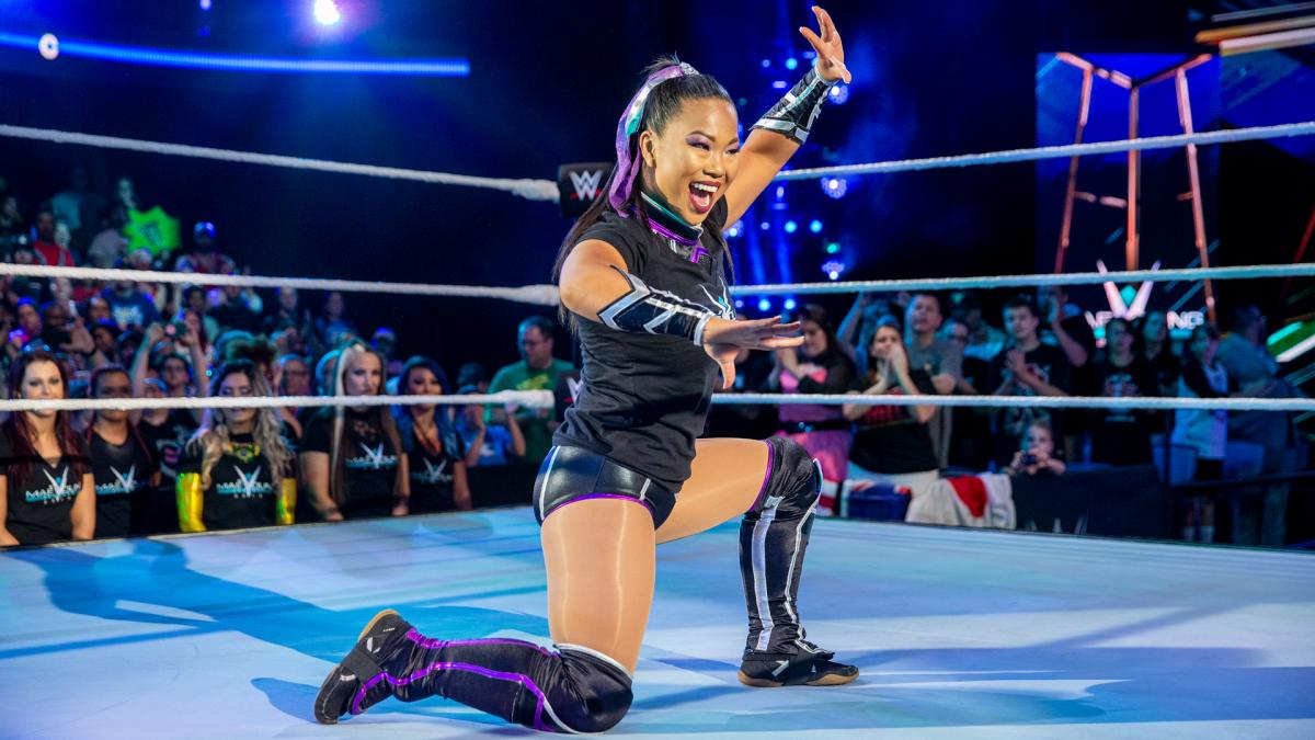 Karen Q suffers leg injury at NXT Live Event