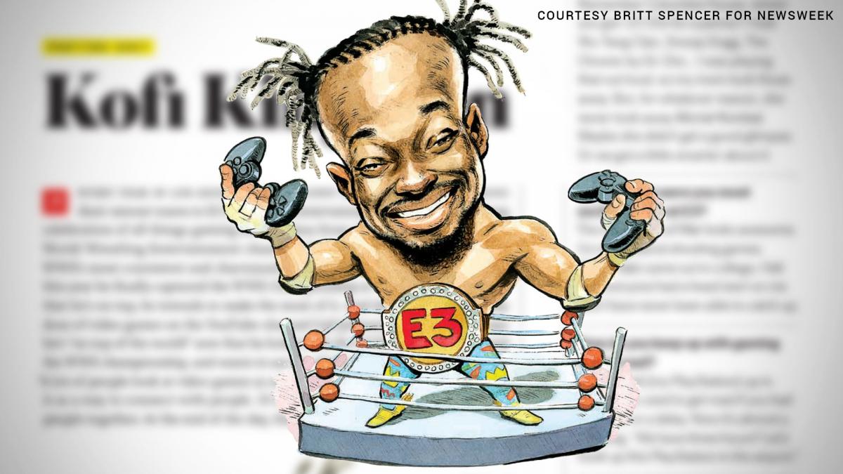 Kofi Kingston featured in Newsweek’s “Parting Shot”