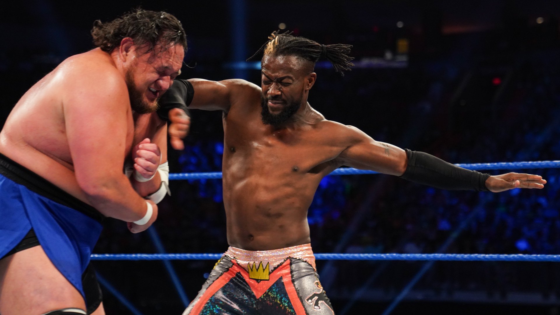 Kofi Kingston’s battle with Samoa Joe saw Randy Orton try to wreak pre-SummerSlam havoc