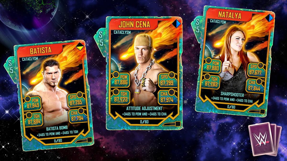 New Cataclysm Throwback, Hall of Fame and Fusion cards come to WWE SuperCard