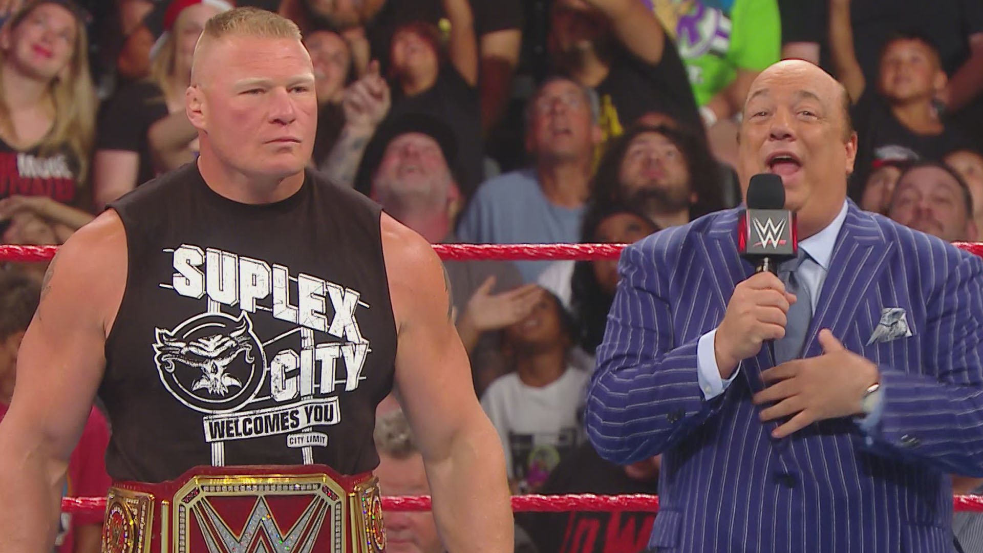 Paul Heyman and Universal Champion Brock Lesnar addressed the end of Extreme Rules