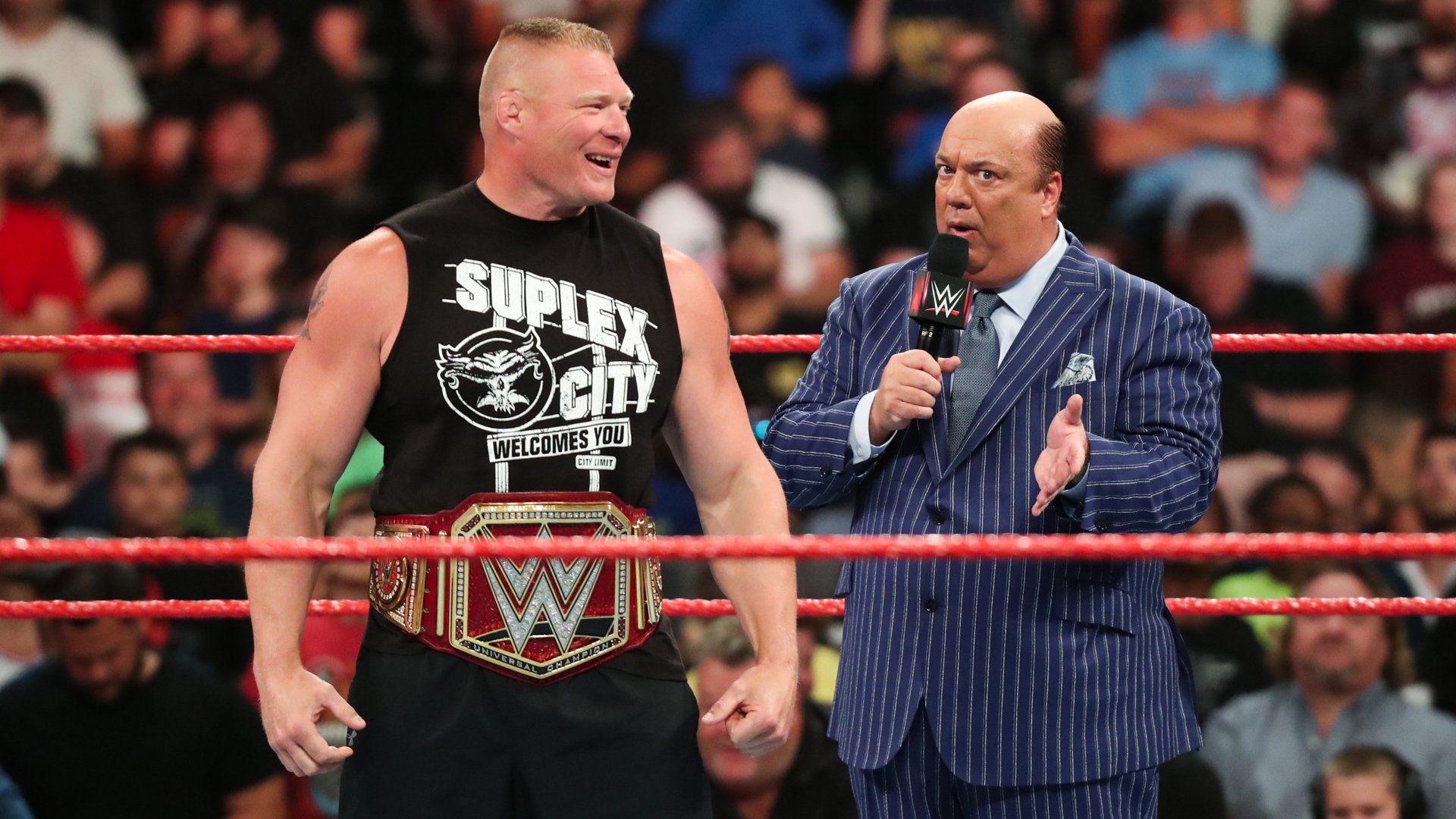 Paul Heyman and Universal Champion Brock Lesnar addressed the end of WWE Extreme Rules