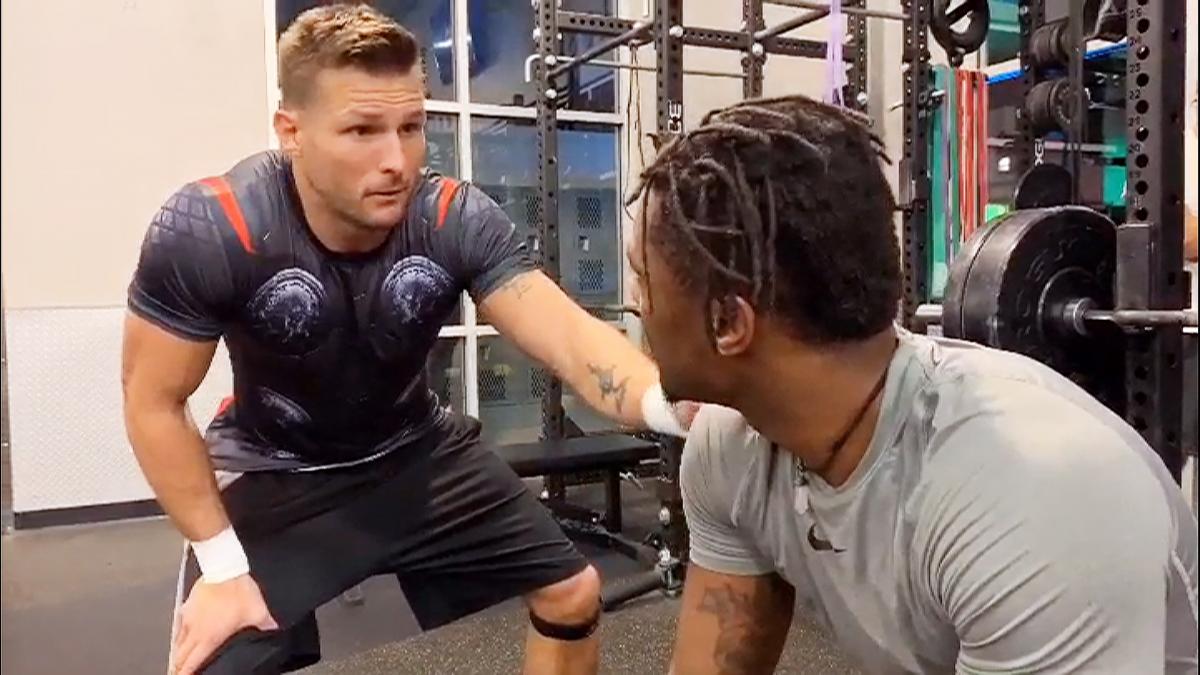 Shane Thorne confronts Isaiah “Swerve” Scott at WWE Performance Center