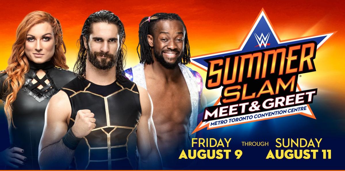 SummerSlam Meet & Greet and Superstore comes to Toronto Aug. 9-11!