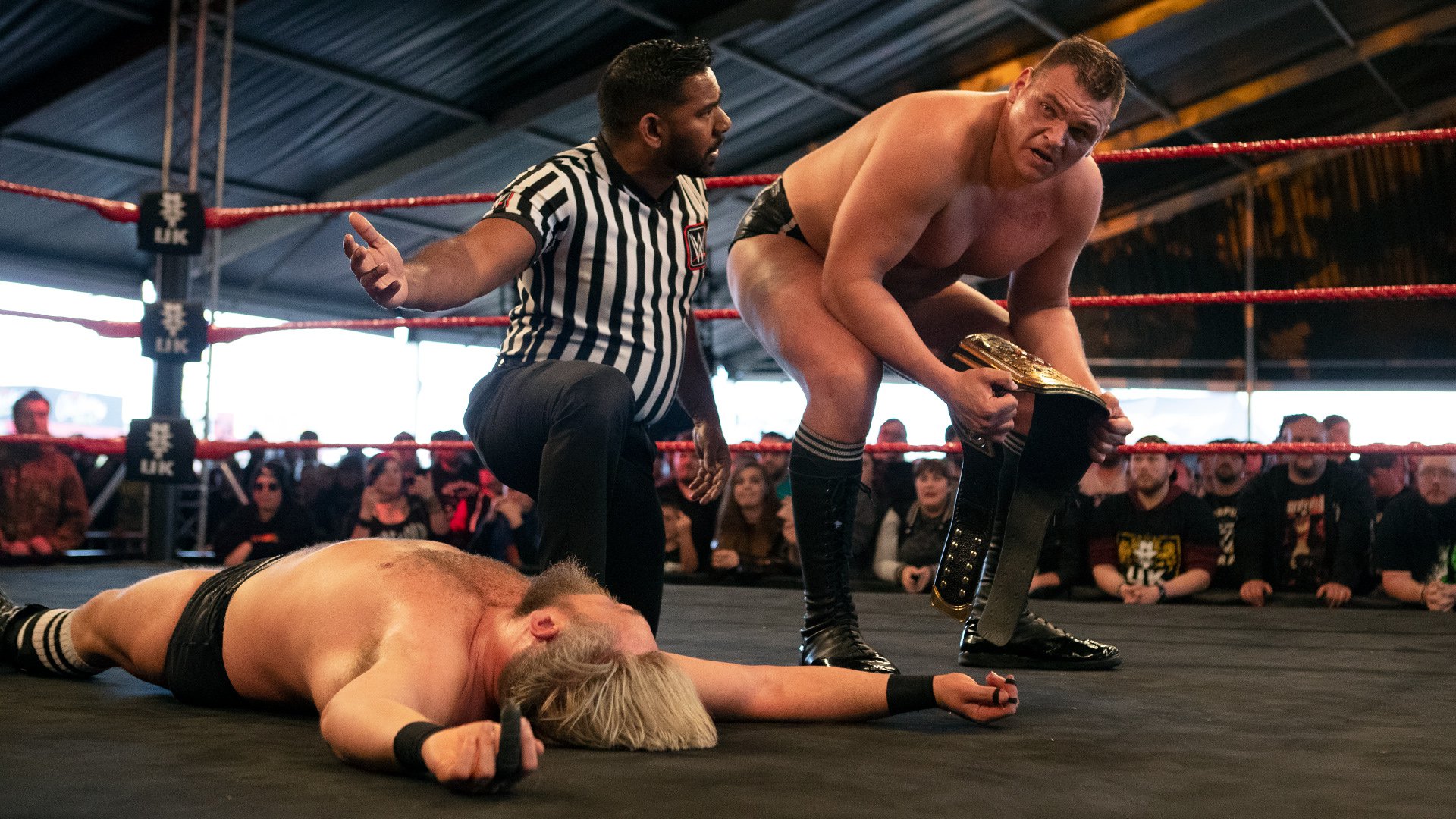 United Kingdom Champion WALTER def. Trent Seven via referee stoppage