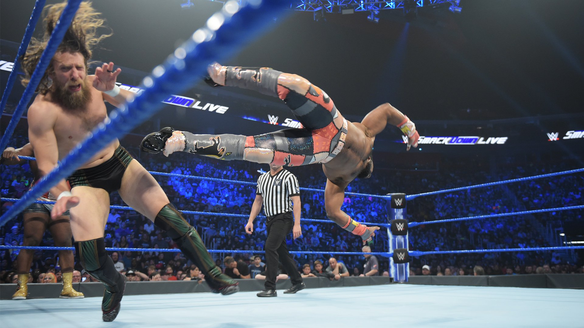 Big E & Xavier Woods def. “The New” Daniel Bryan & Rowan via disqualification