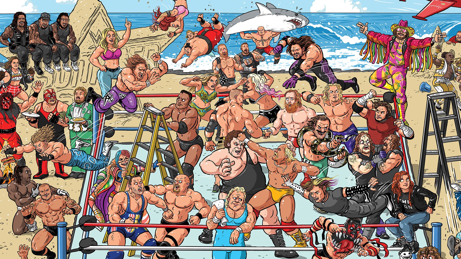 Incredible new SummerSlam poster now available at WWE Shop!