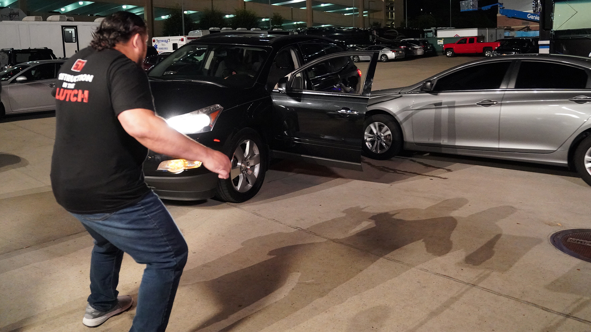 Roman Reigns was attacked in the parking lot