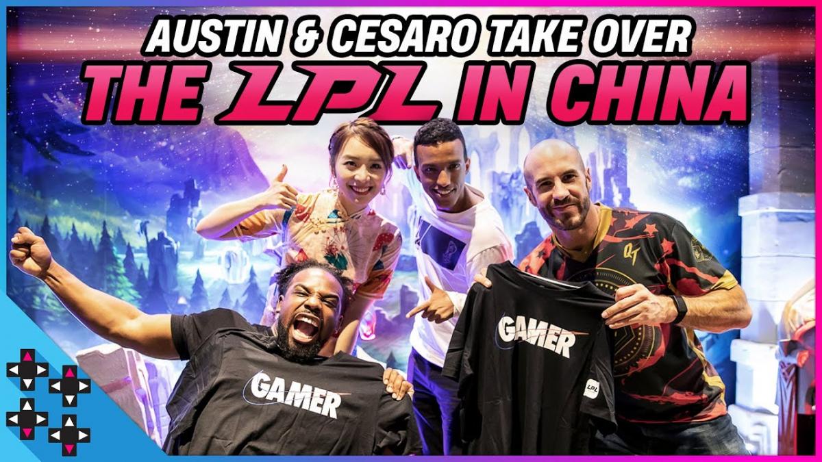 Check out Xavier Woods and Cesaro’s time at the League of Legends Professional League Playoffs in Shanghai