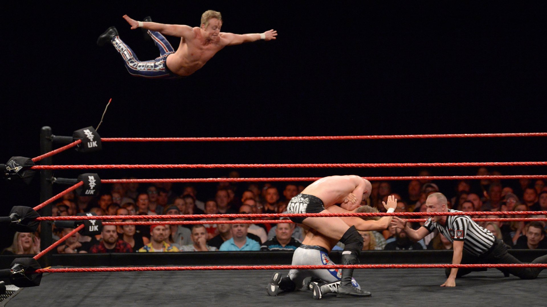 NXT UK Tag Team Champions Mark Andrews & Flash Morgan Webster def. The Grizzled Young Veterans