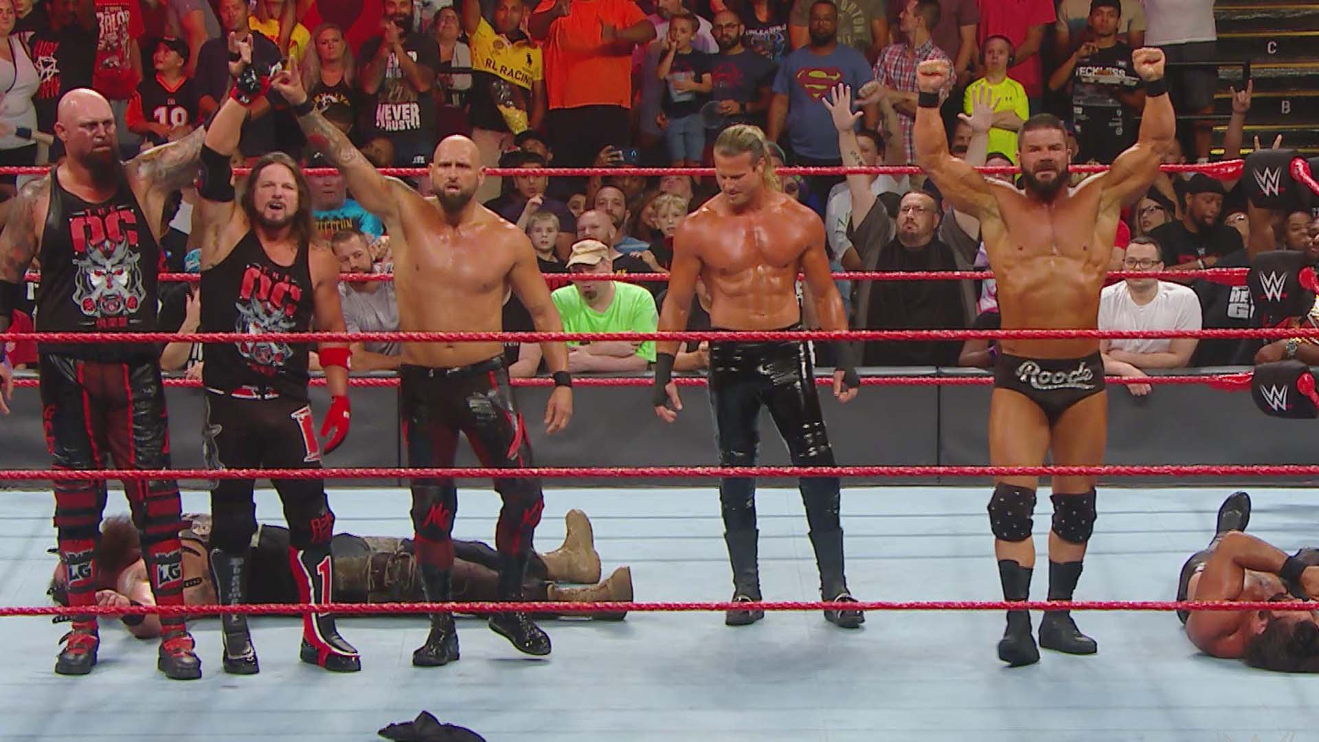 Raw Tag Team Champions Seth Rollins & Braun Strowman def. The O.C.