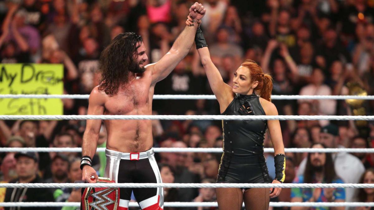 Seth Rollins and Becky Lynch “bear down” for NFL opener