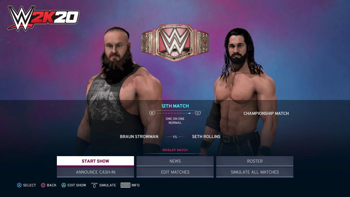 Updated WWE 2K20 Universe Mode gives players more