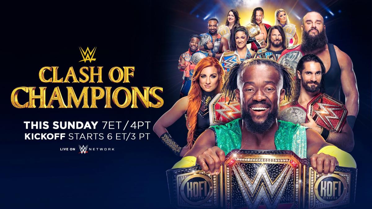 WWE Clash of Champions 2019 match card, previews, start time and more