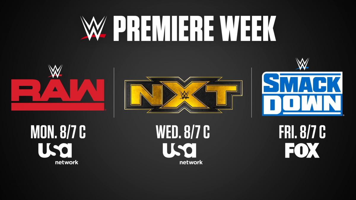 WWE Premiere Week features unprecedented eight hours of primetime coverage