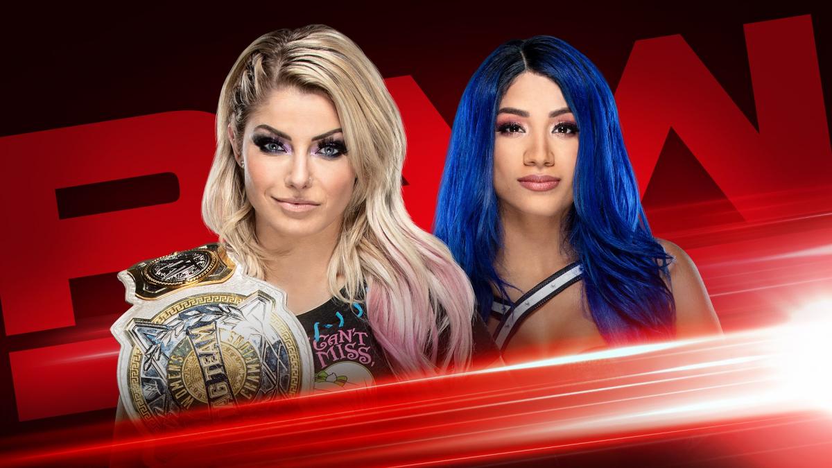 WWE Women’s Tag Team Champion Alexa Bliss battles Sasha Banks on Raw