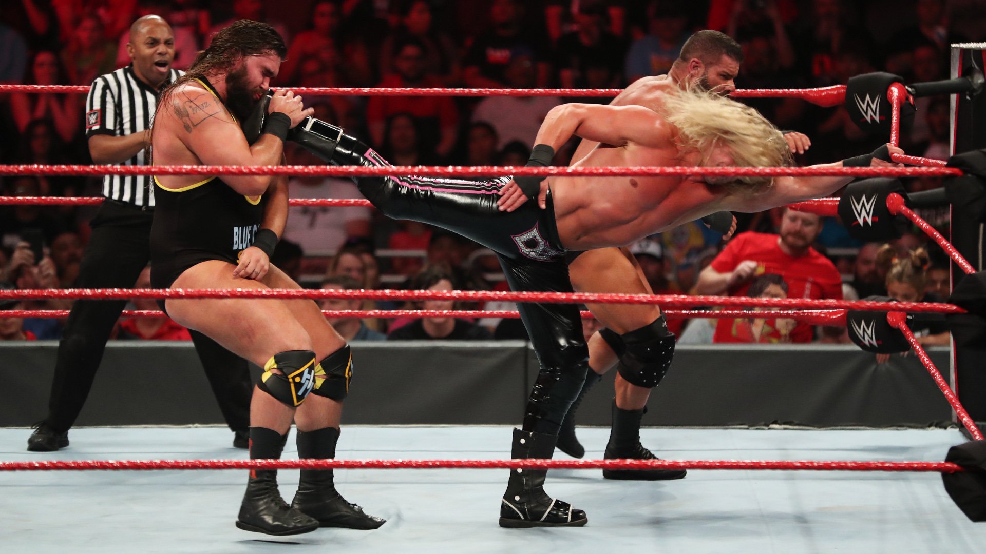 Raw Tag Team Champions Dolph Ziggler & Robert Roode def. Heavy Machinery