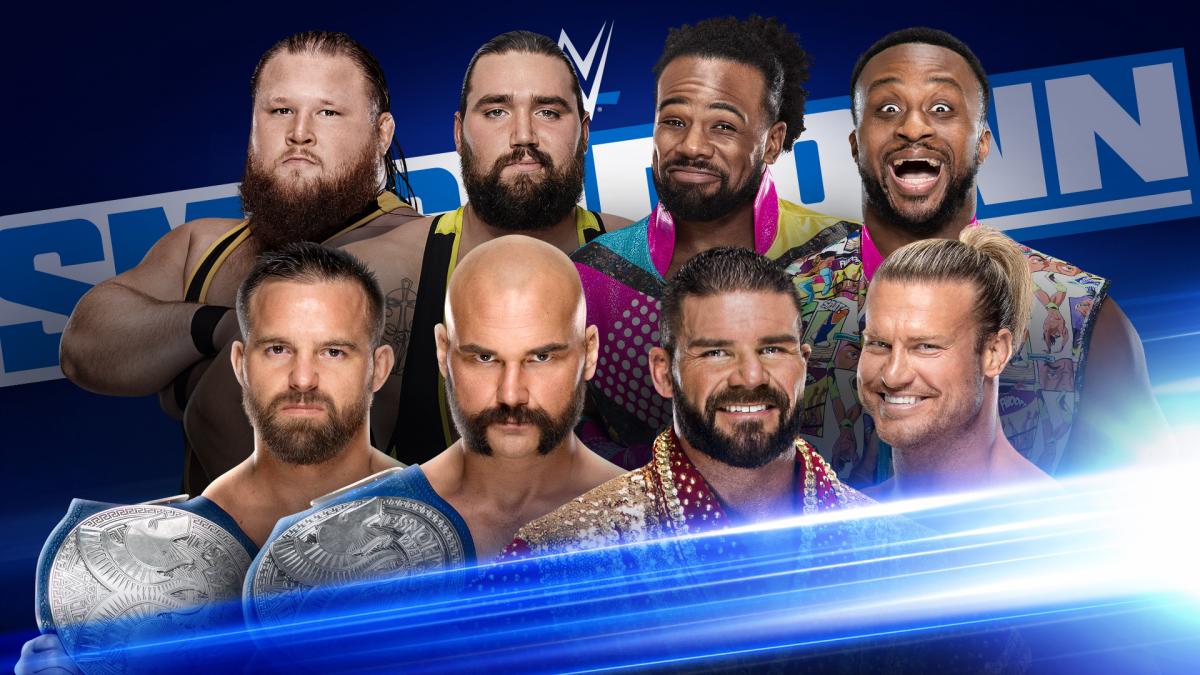 The New Day team up with Heavy Machinery against The Revival and Dolph Ziggler & Robert Roode