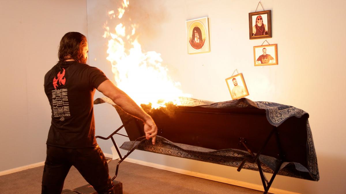 Universal Champion Seth Rollins burned down the Firefly Fun House