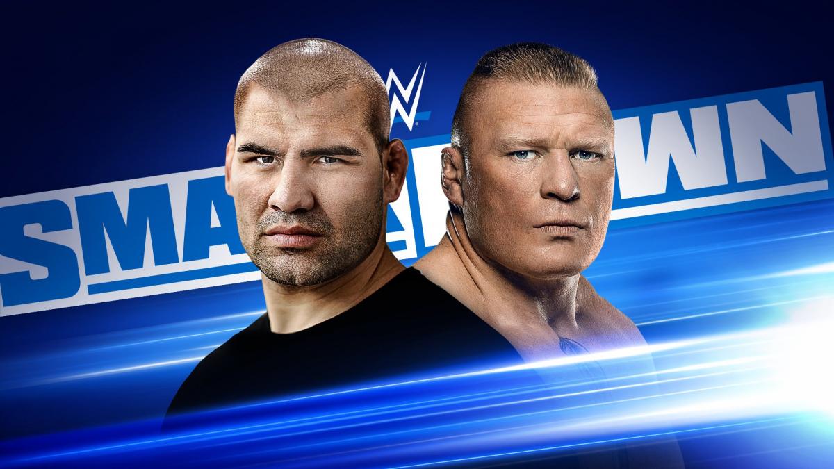 WWE Champion Brock Lesnar and Cain Velasquez come face-to-face next week on Friday Night SmackDown