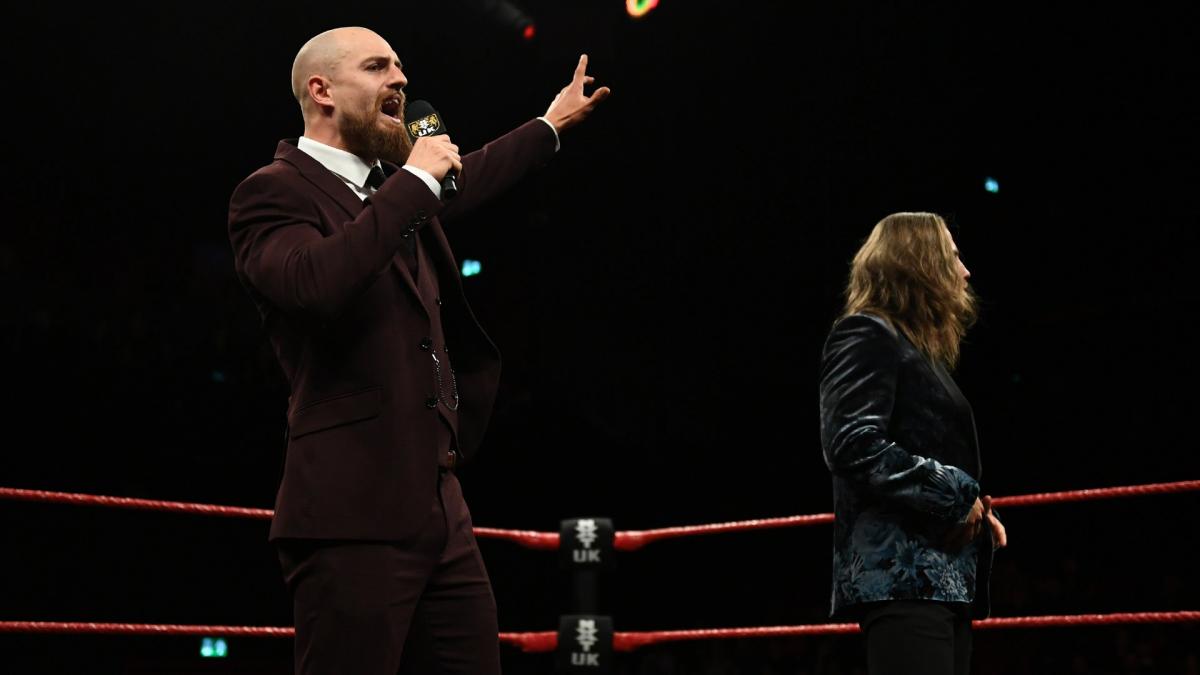 Grizzled Young Veterans pleaded with Johnny Saint for a title opportunity at TakeOver: Blackpool II