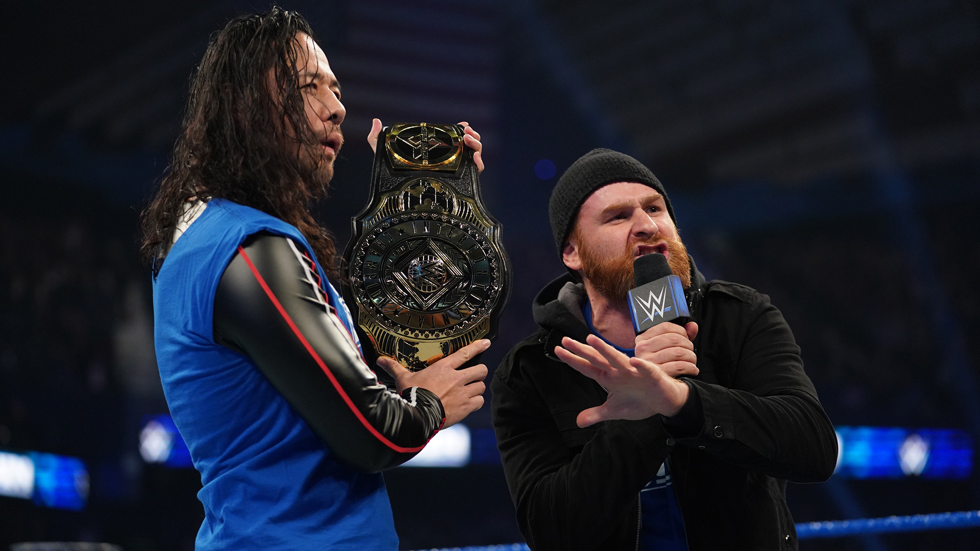 New-look Intercontinental Title unveiled to Shinsuke Nakamura on SmackDown