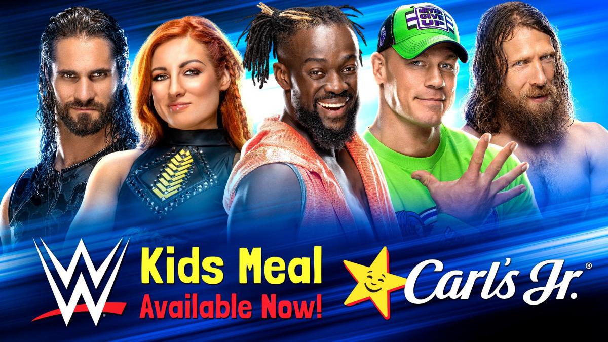 New WWE toys available at Carl’s Jr and Hardee’s