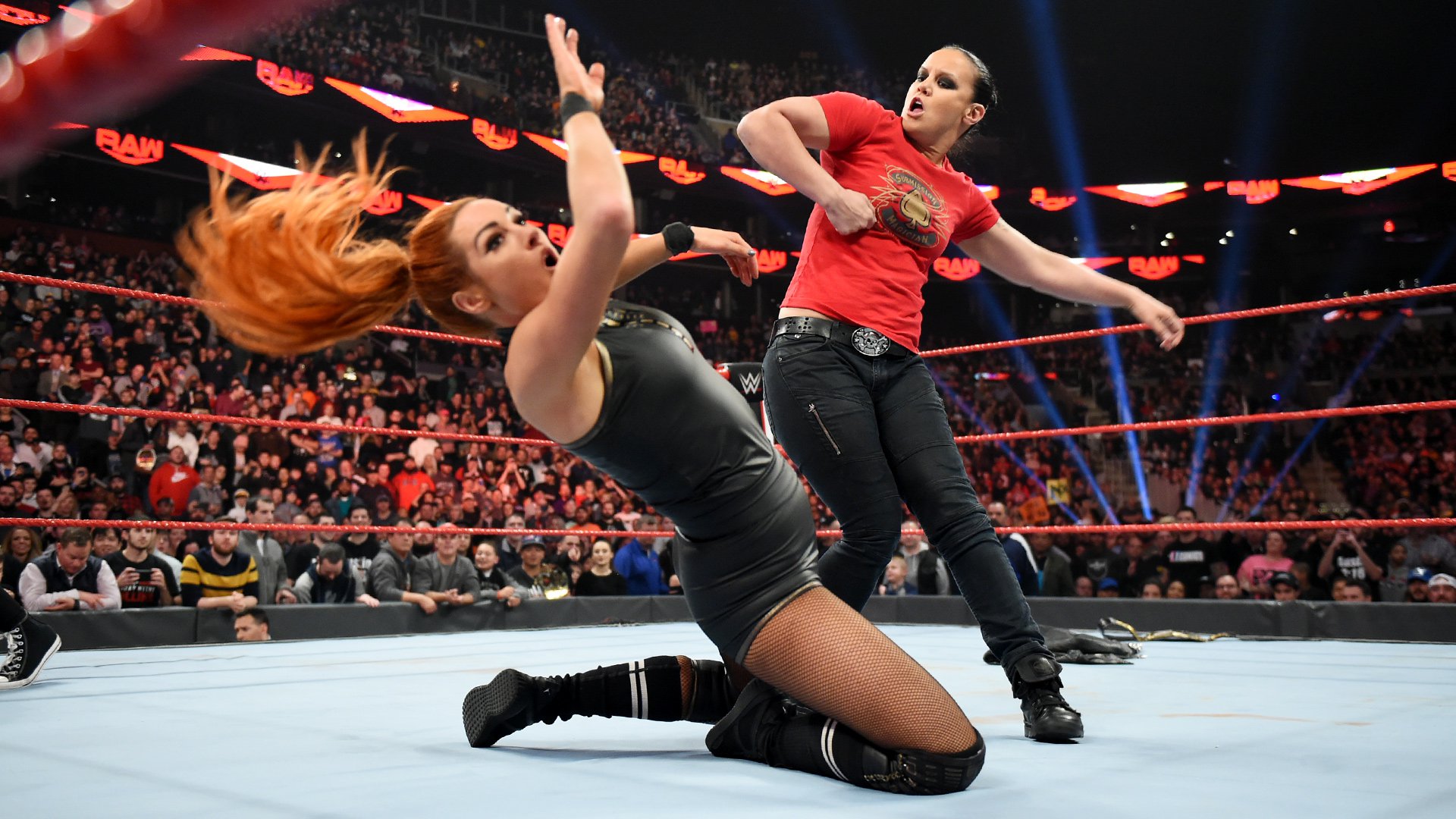 Raw Women’s Champion Becky Lynch & Charlotte Flair def. The IIconics