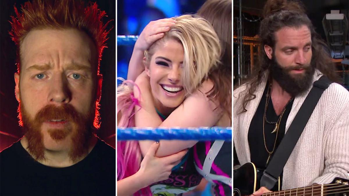 SmackDown features the returns of Alexa Bliss, Elias and Sheamus