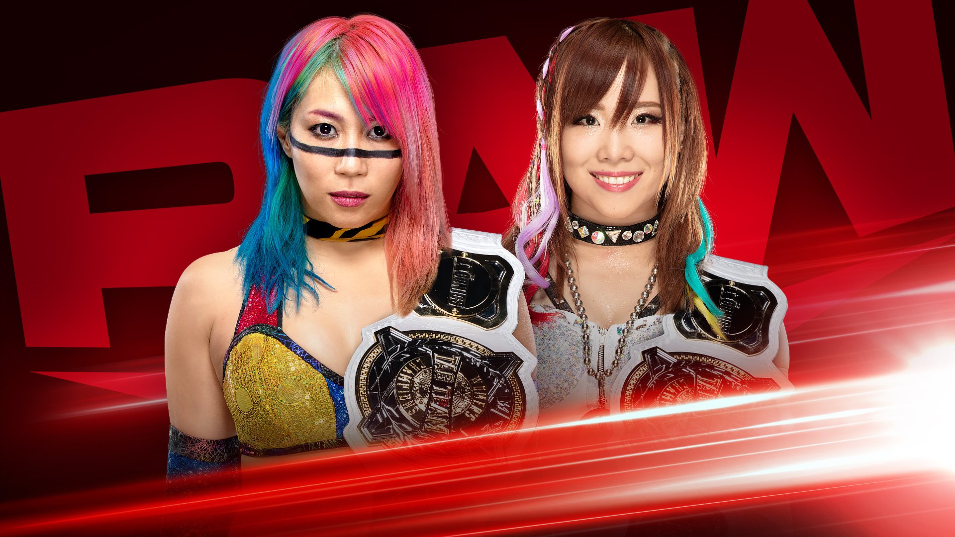 The Kabuki Warriors will defend the WWE Women’s Tag Team Championship