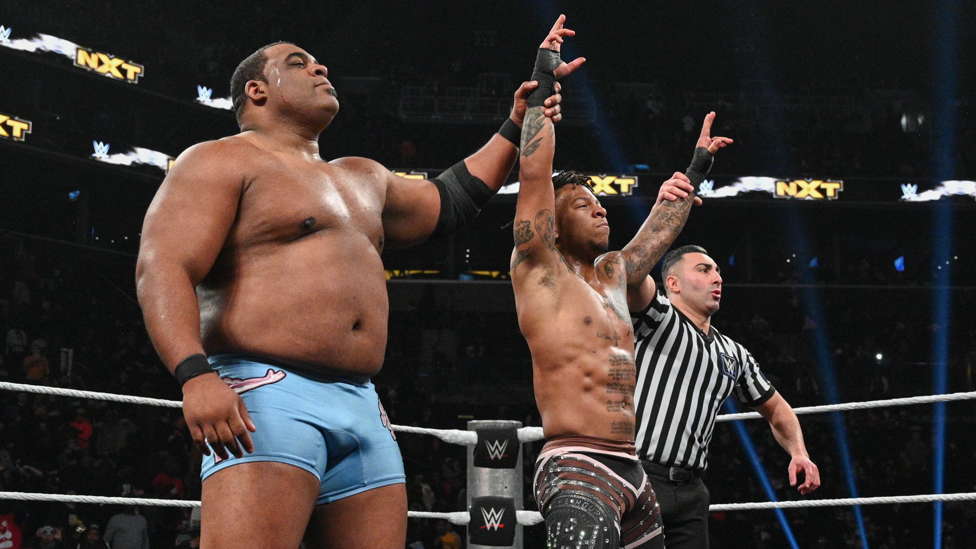 Keith Lee & Lio Rush def. Damian Priest & Tony Nese