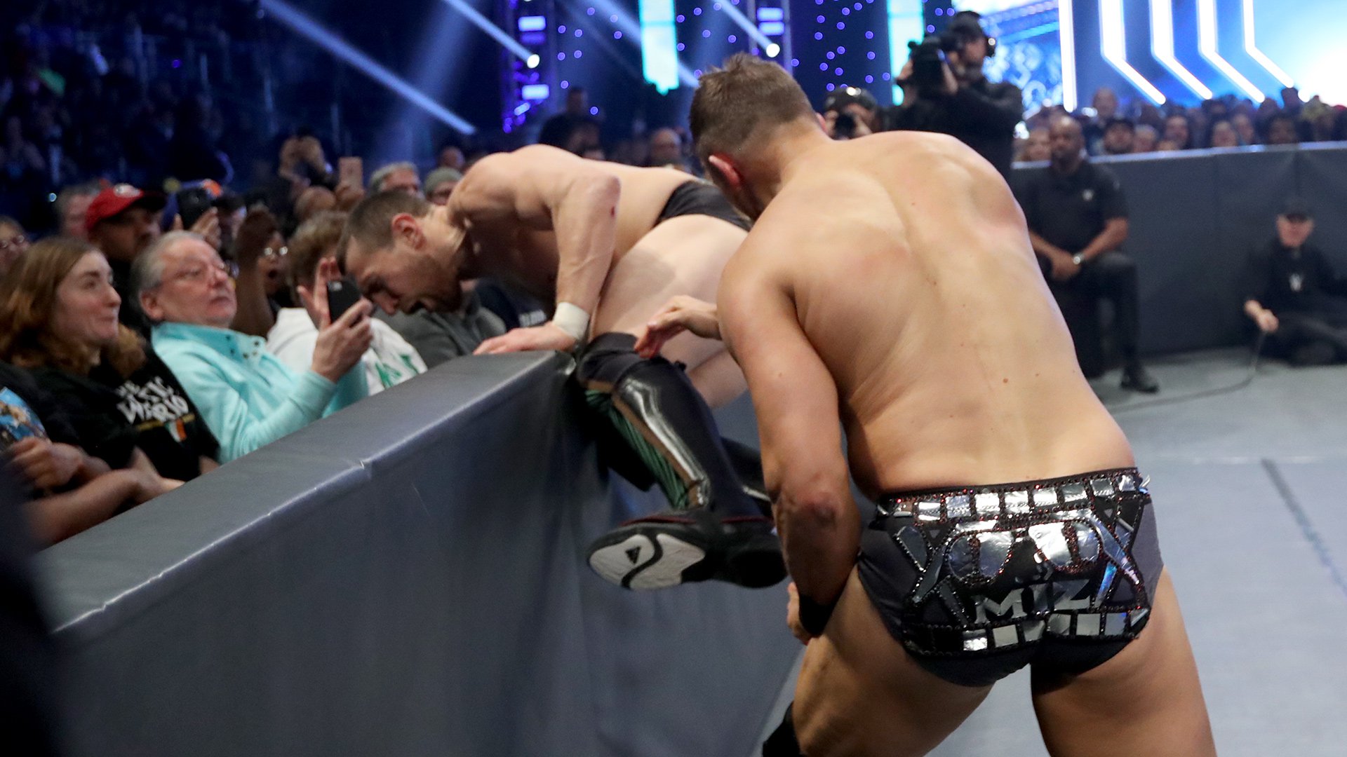 King Corbin caused havoc during match between The Miz and Daniel Bryan