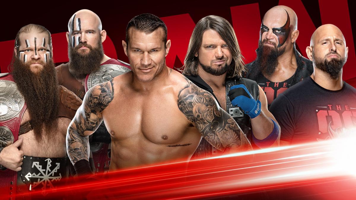 Randy Orton & Raw Tag Team Champions The Viking Raiders to battle The O.C. this Monday on Raw