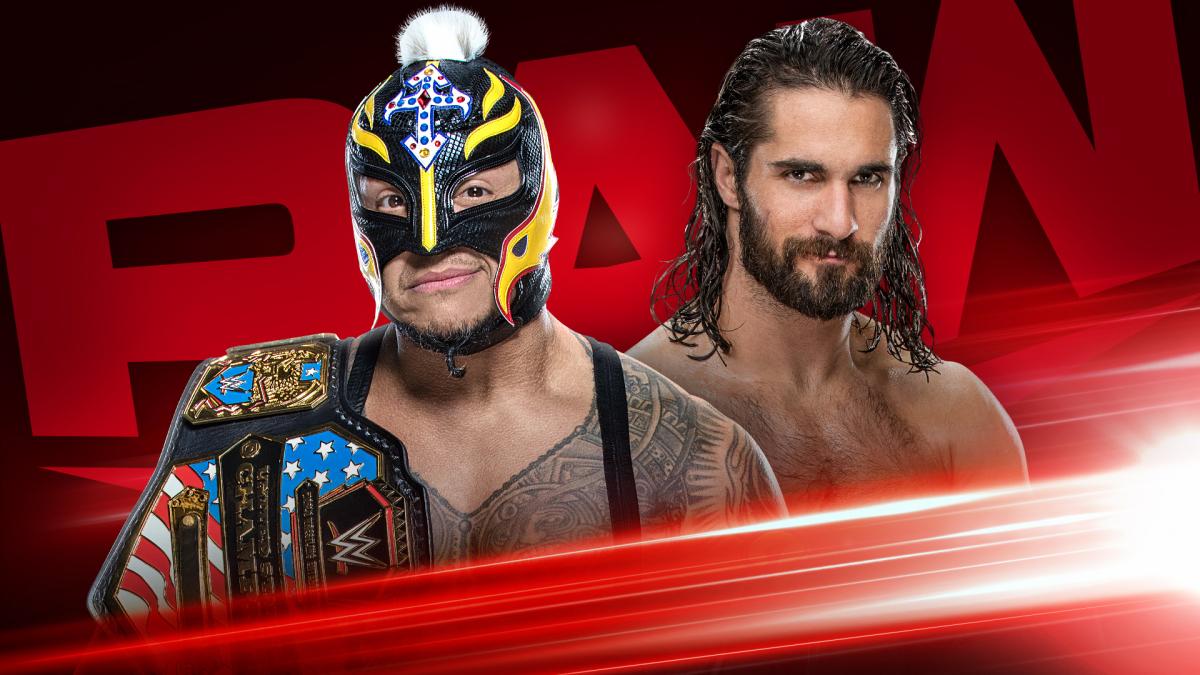 Rey Mysterio to defend the United States Championship against Seth Rollins on next week’s Raw