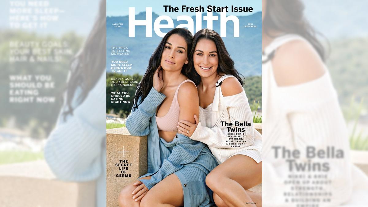 The Bella Twins appear on the cover of Health Magazine