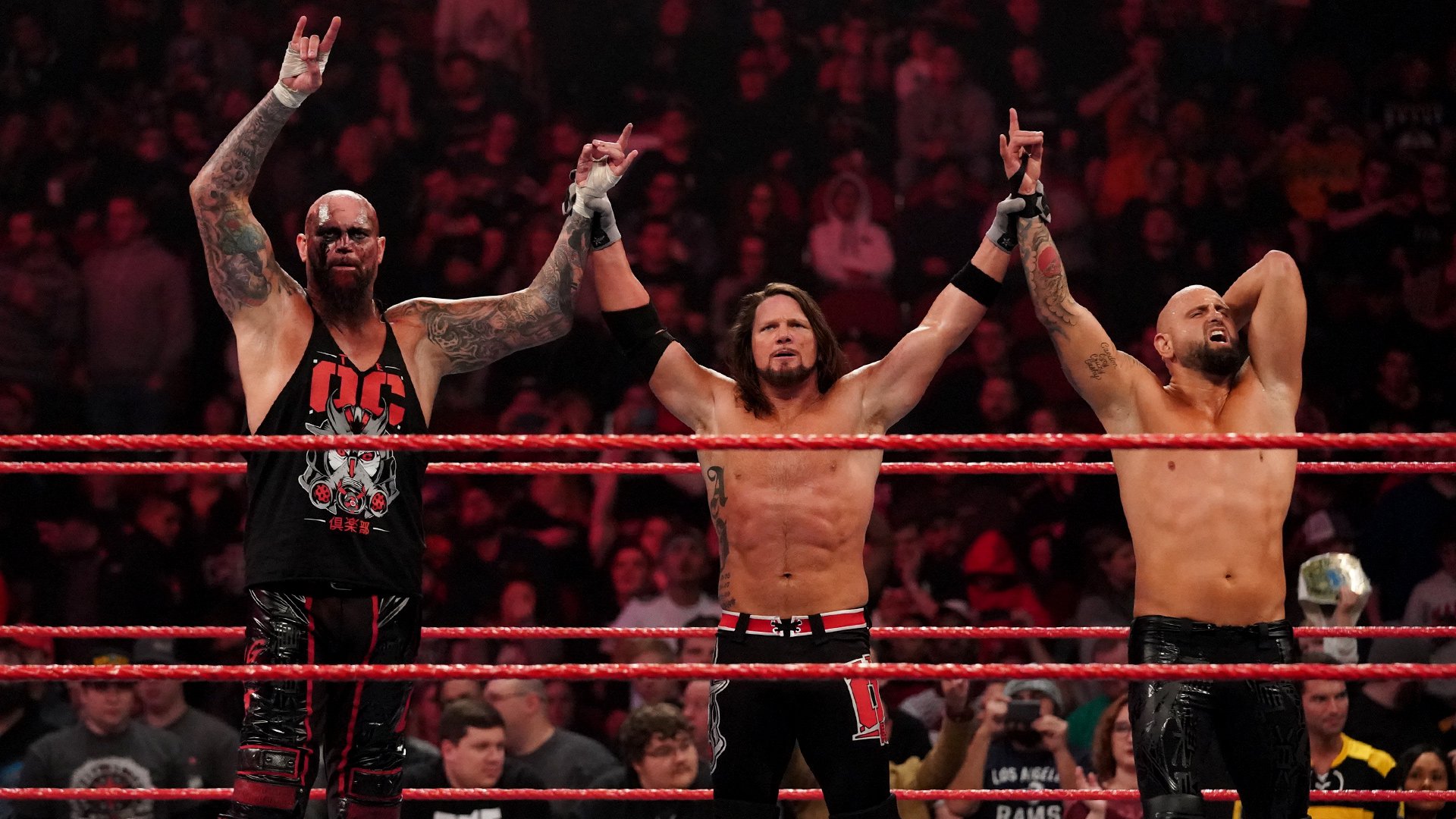 The O.C. def. Raw Tag Team Champions The Viking Raiders & Randy Orton