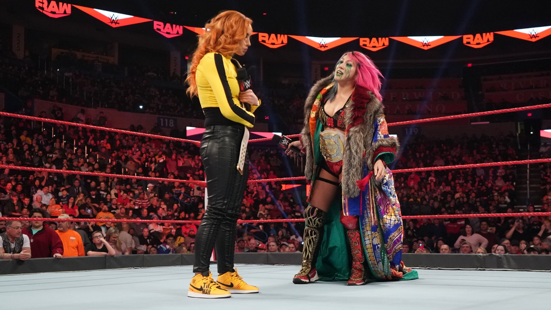 Asuka confronted Raw Women’s Champion Becky Lynch