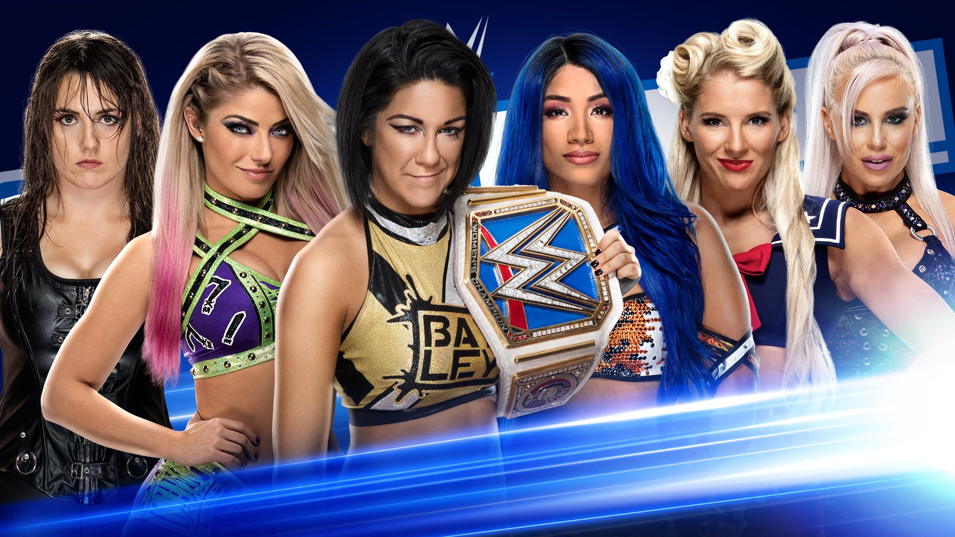 Bayley & Sasha Banks to square off against Lacey Evans & Dana Brooke and Alexa Bliss & Nikki Cross