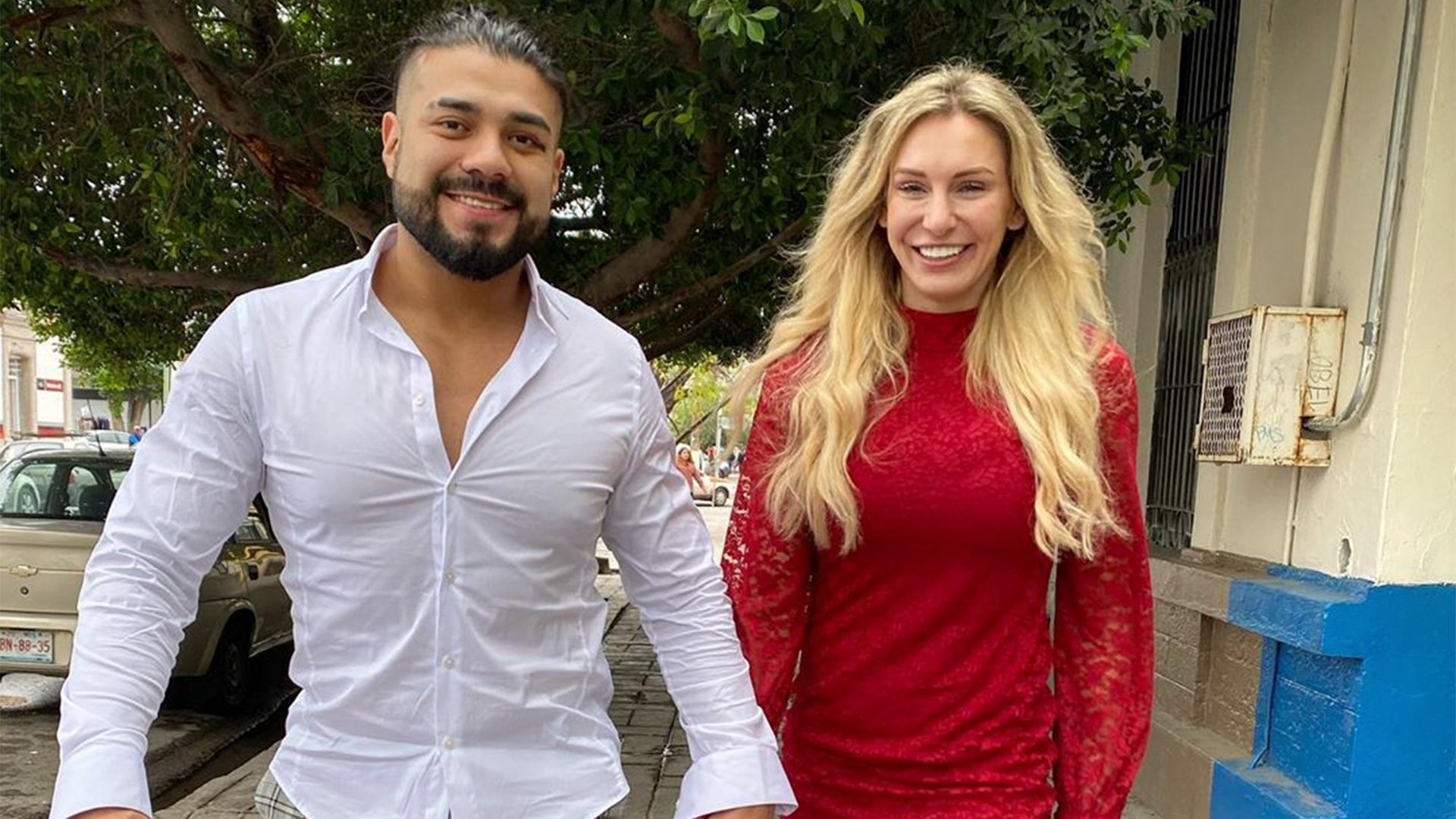 Charlotte Flair and Andrade get engaged