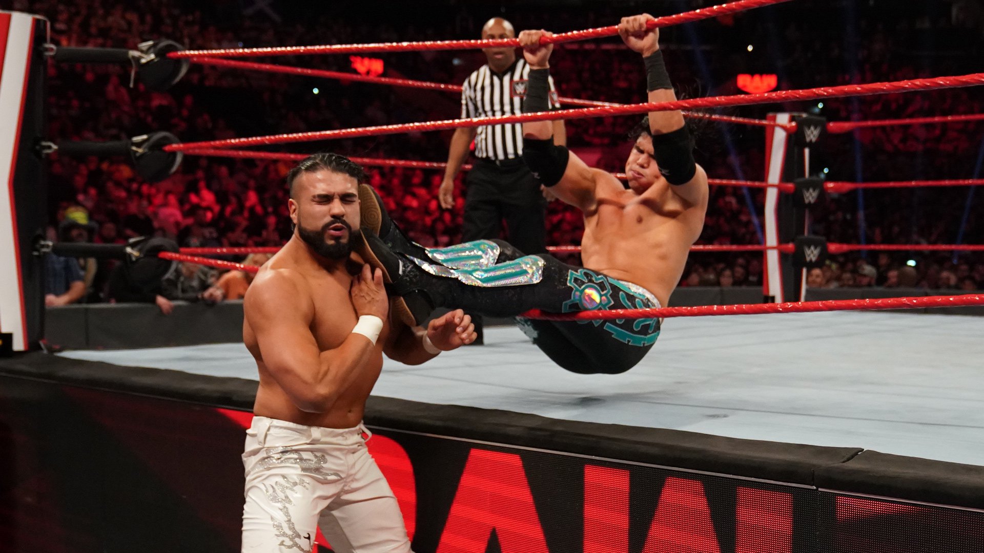 Humberto Carrillo def. United States Champion Andrade via Disqualification