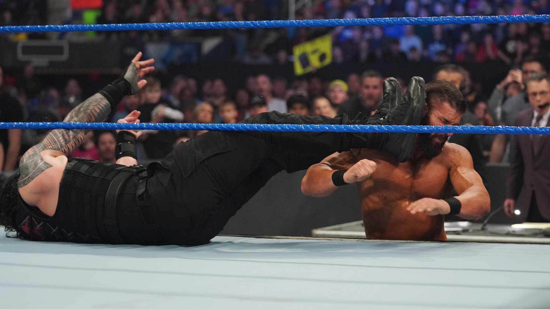 Roman Reigns def. Robert Roode in a Tables Match