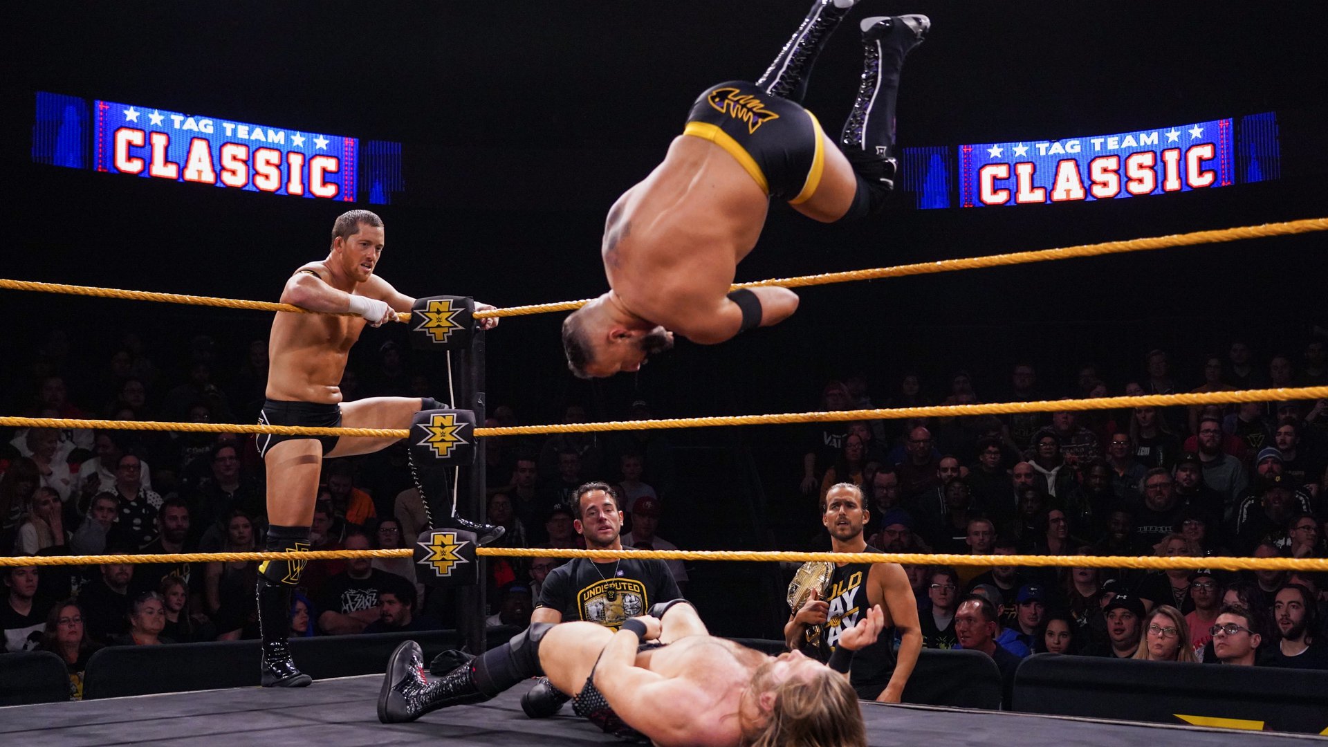 The Grizzled Young Veterans def. NXT Tag Team Champions The Undisputed ERA in a Dusty Classic Semifinal