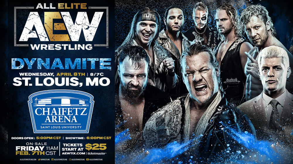AEW DYNAMITE Coming To St. Louis April 8th
